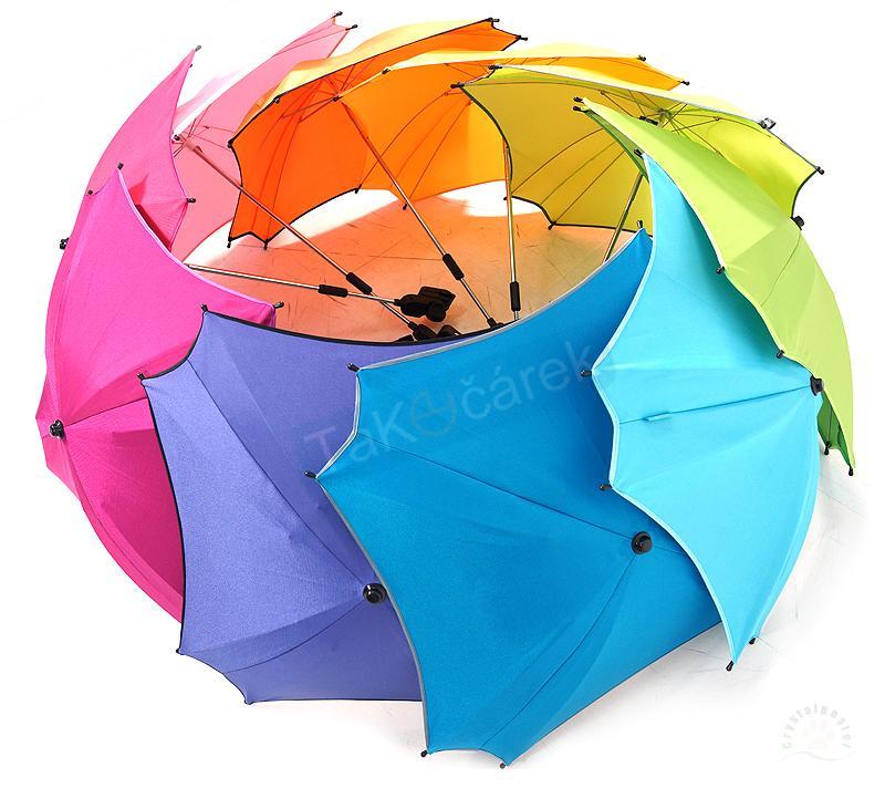 Slunečník na kočárek, šedý