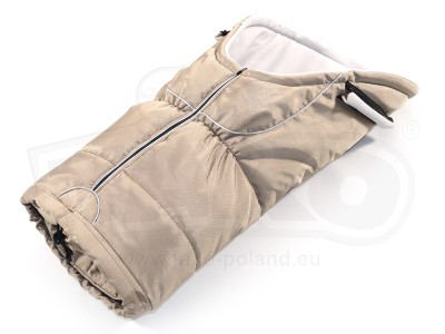 Zimní fusak do kočárku, béžový