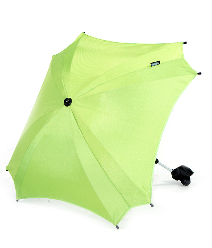 Slunečník na kočárek, zelený