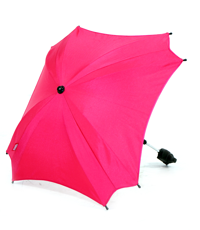 Slunečník na kočárek, růžový