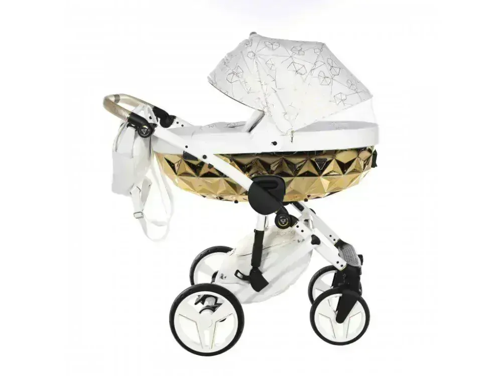 Junama Kočárek Heart 01 White Gold