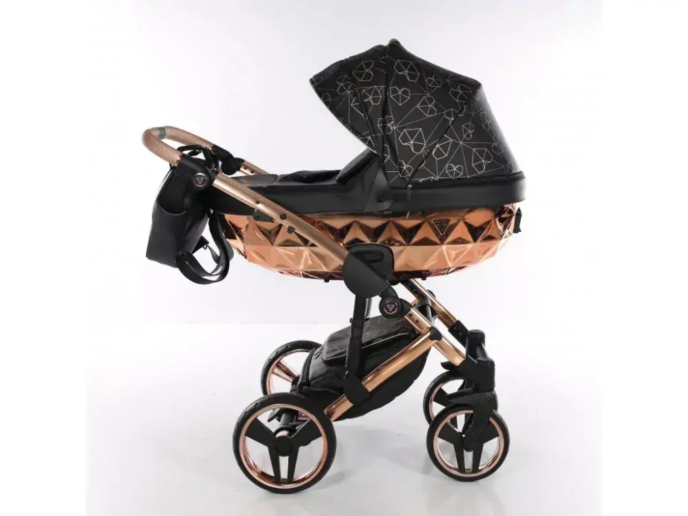 Junama Kočárek Heart 02 Black Copper