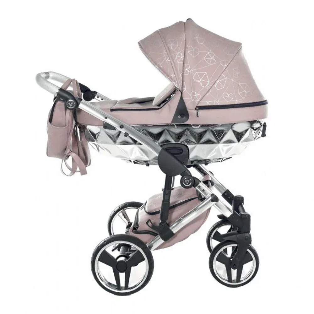Junama Kočárek Heart 06 Pink Silver