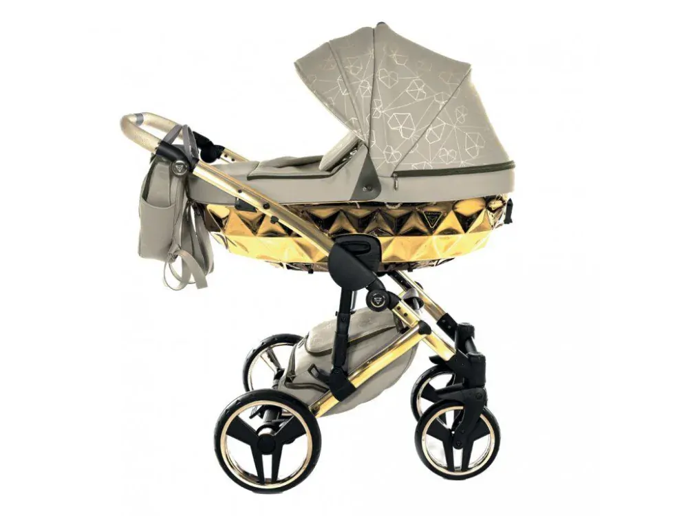 Junama Kočárek Heart 07 Beige Gold