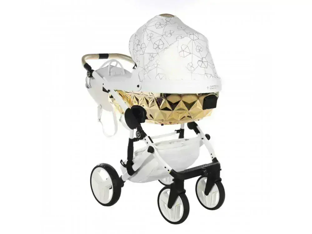 Junama Kočárek Heart 01 White Gold