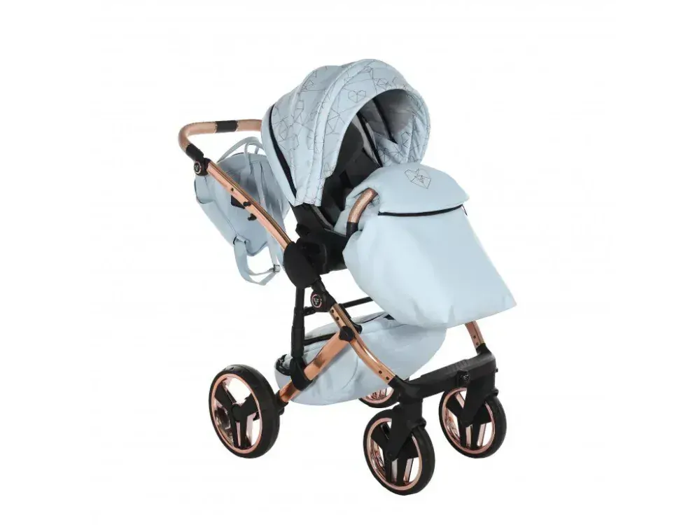 Junama Kočárek Heart 05 Blue Copper