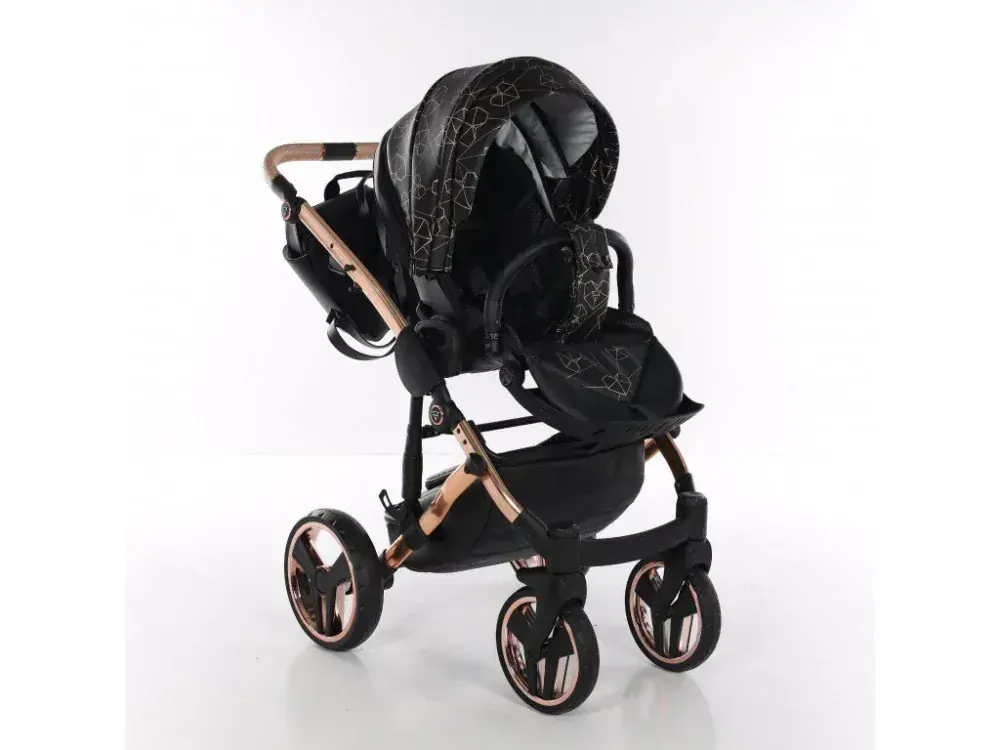 Junama Kočárek Heart 02 Black Copper